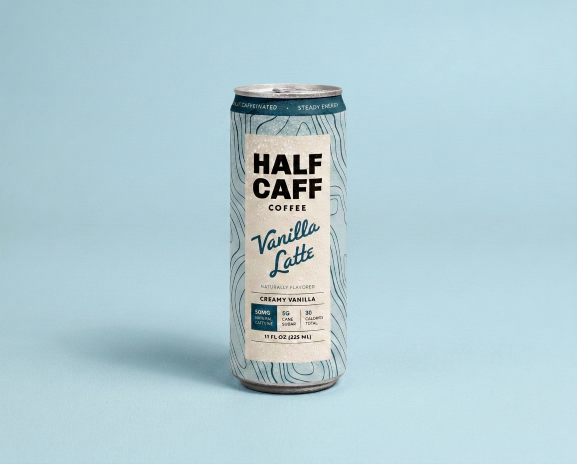 Half-Caff Vanilla Latte My Store