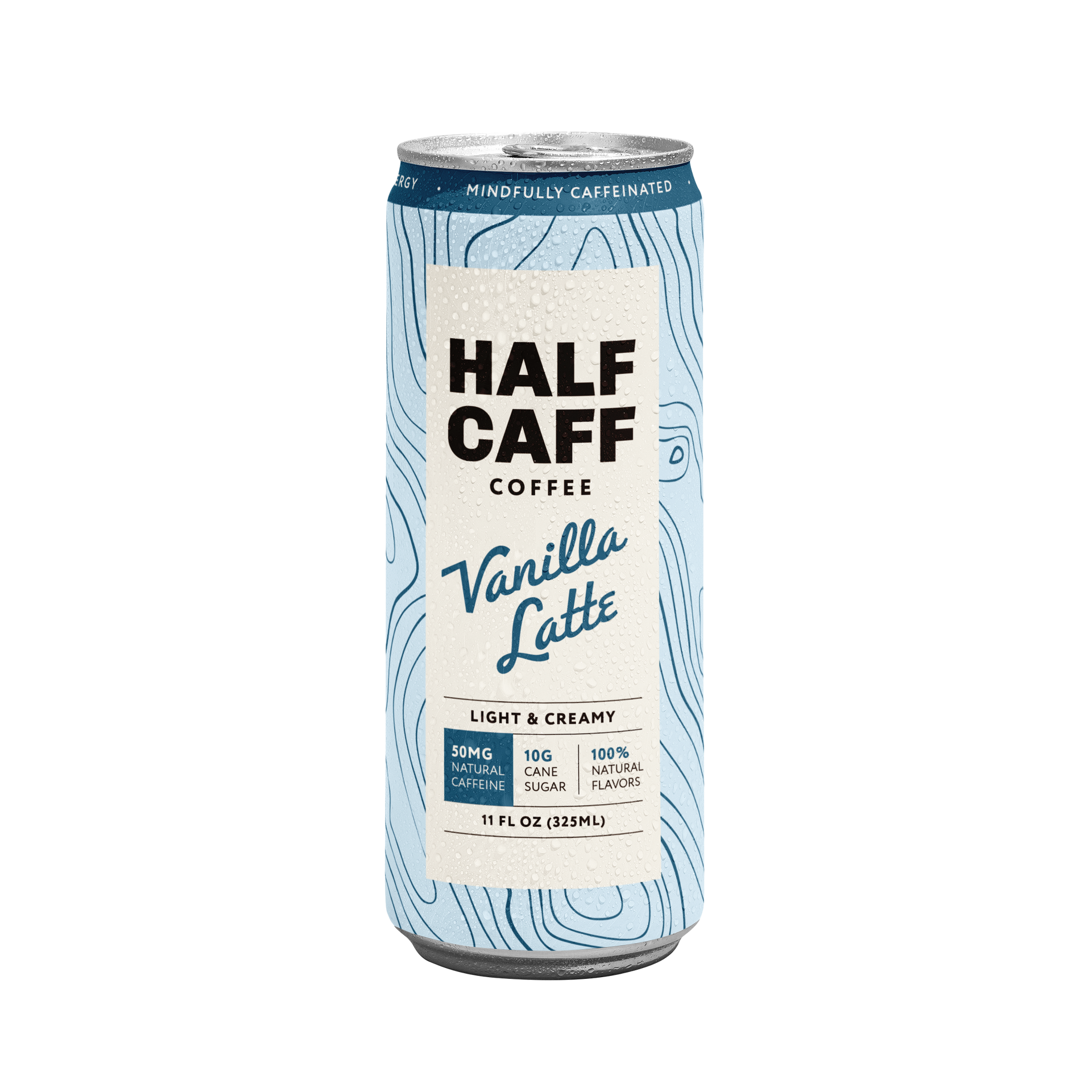 Vanilla Latte - 50 mg of Caffeine | Half-Caff Coffee